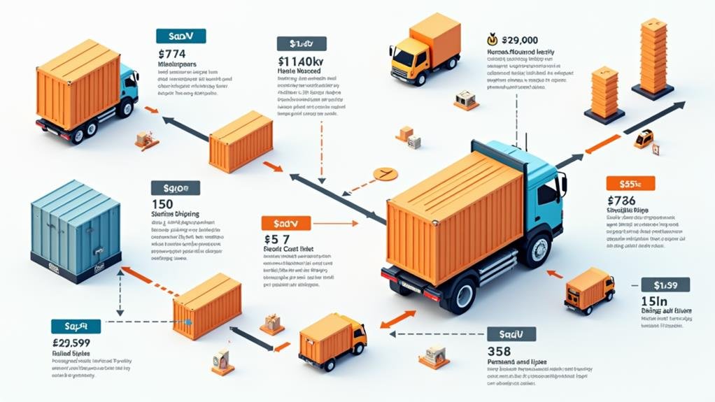 detailed shipping expense analysis