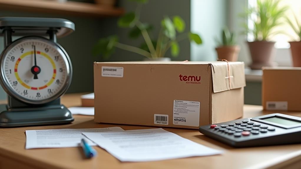 temu shipping costs inquiry